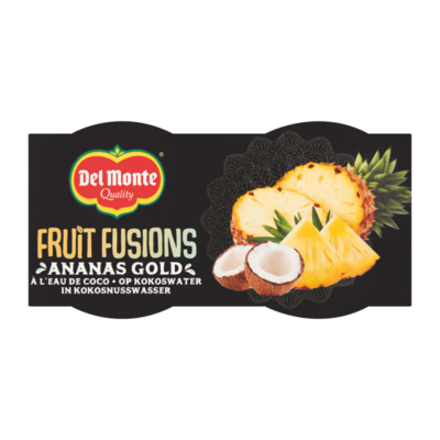 Del Monte Fruit Fusions Ananas Gold op Kokoswater